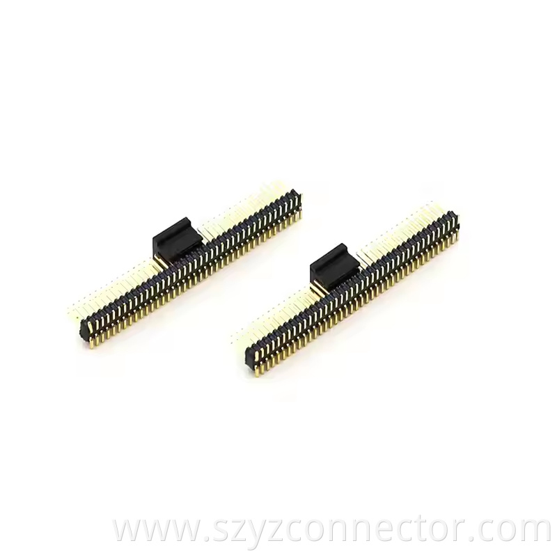 0.8mm Pitch Pin Header SMT H1.38 Dual Row 21P-250P (2)